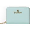 Ladies Accessories Braccialini | Braccialini Women'S Elegant Zip Around Wallet Of Blue Tiffany Leather, Medium B16700