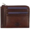 Mens Accessories BRIC'S | Bric'S Men'S Zippered Wallet Credit Card Holder Of Real Brown Leather Bh109208.002