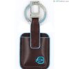 Mens Accessories PIQUADRO | Piquadro Keychain Of Brown Leather With Inside Alarm Device Ac3954B2-T-Mo