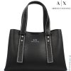 Ladies Bags Armani Exchange | Armani Exchange Small Black Shopper Bag 942975Cc749100020