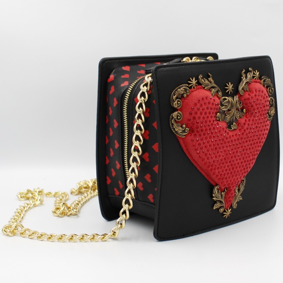 Ladies Bags Braccialini | Braccialini Heart Themed Small Shoulder Bag B17432-Yy-818-Uni