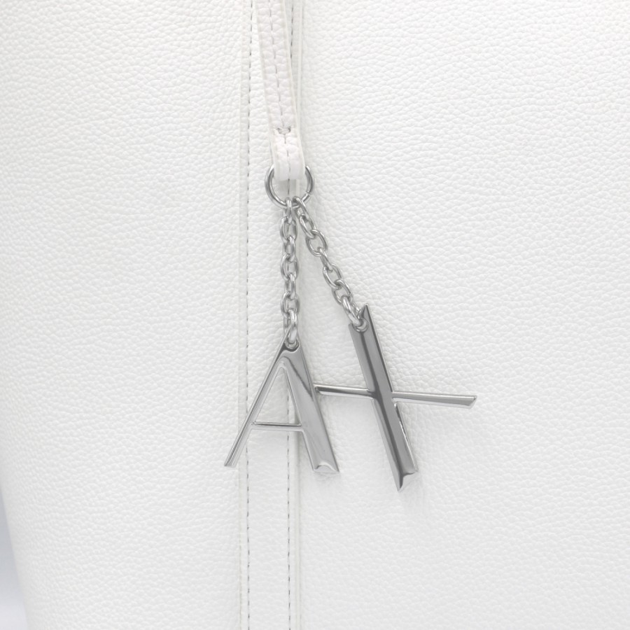 Ladies Bags Armani Exchange | Armani Exchange White Shopper Bag 942930Cc726100010