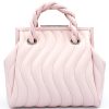 Ladies Bags Blumarine | Blumarine Designer Bag Of Pink Quilted Leather With Retro Style Closure B81Pwb000042032