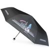 Ladies Accessories Braccialini | Braccialini Women'S Black Umbrella, With Moscow Fantasy Theme Bc859-Moscow