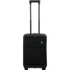 Luggage: Travel Bags And Suitcases BRIC'S BY | Bric'S By Ulisse Black Carry-On Spinner Suitcase, Expandable, With Pocket, S 55 Cm / 21.7 B1Y08428.001