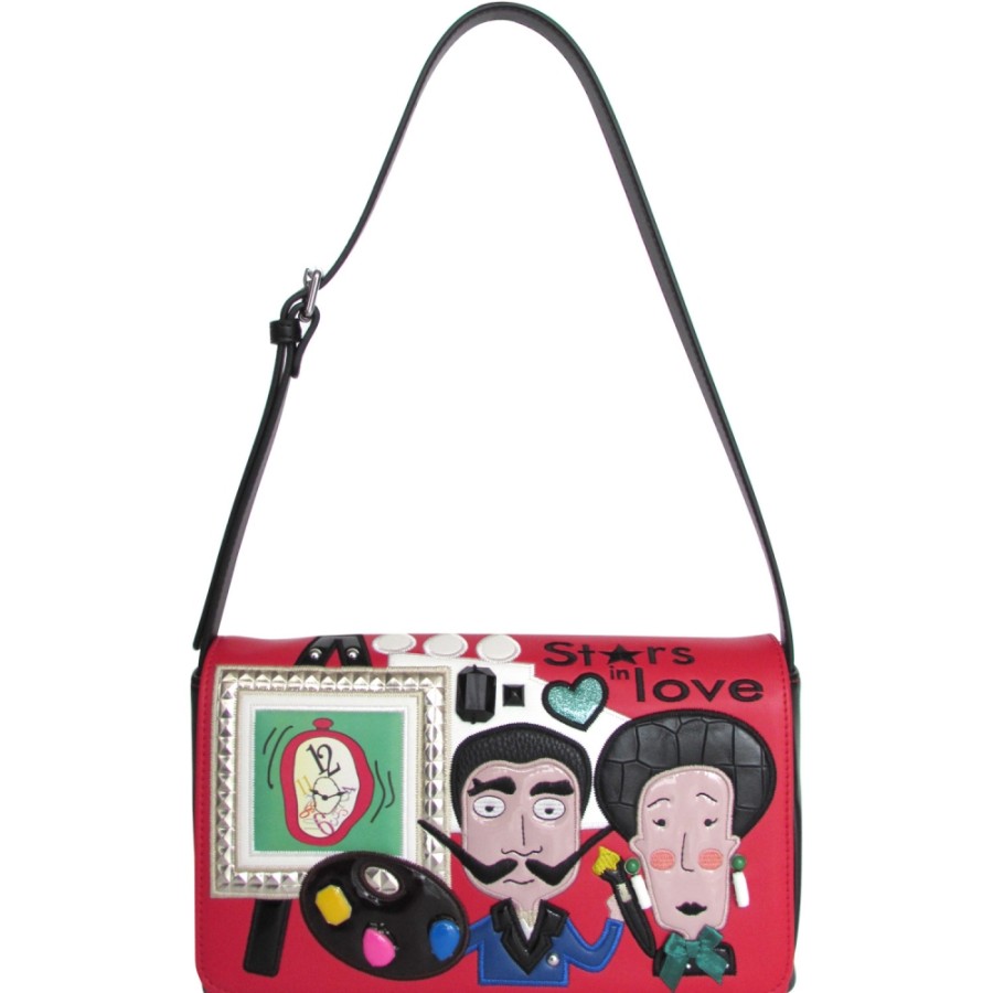 Ladies Bags Tua Braccialini | Tua Braccialini Fashion Handbag With Salvador Dali And Gala Image B11734