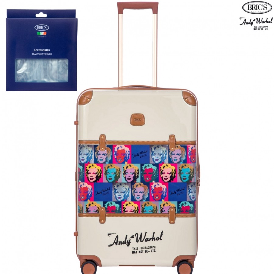 Luggage: Travel Bags And Suitcases BRIC'S | Bric'S Bellagio Andy Warhol Collection M 28In Hardside Spinner Suitcase, With Marilyn Monroe Bbw08303.930