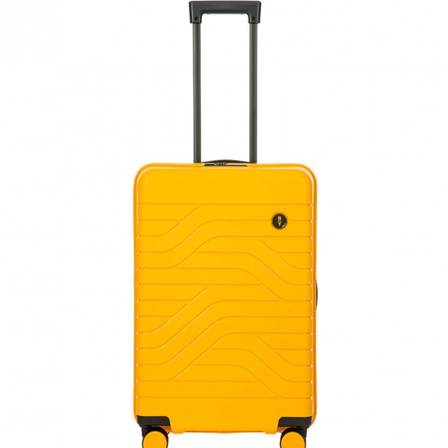 Luggage: Travel Bags And Suitcases BRIC'S BY | Bric'S By Ulisse Mango Yellow Hardside Spinner Suitcase, 65 Cm / 25 Inches Height, M B1Y08427.171