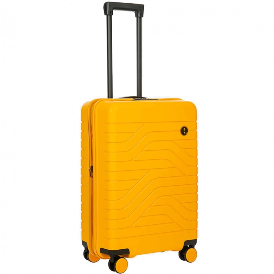 Luggage: Travel Bags And Suitcases BRIC'S BY | Bric'S By Ulisse Mango Yellow Hardside Spinner Suitcase, 65 Cm / 25 Inches Height, M B1Y08427.171