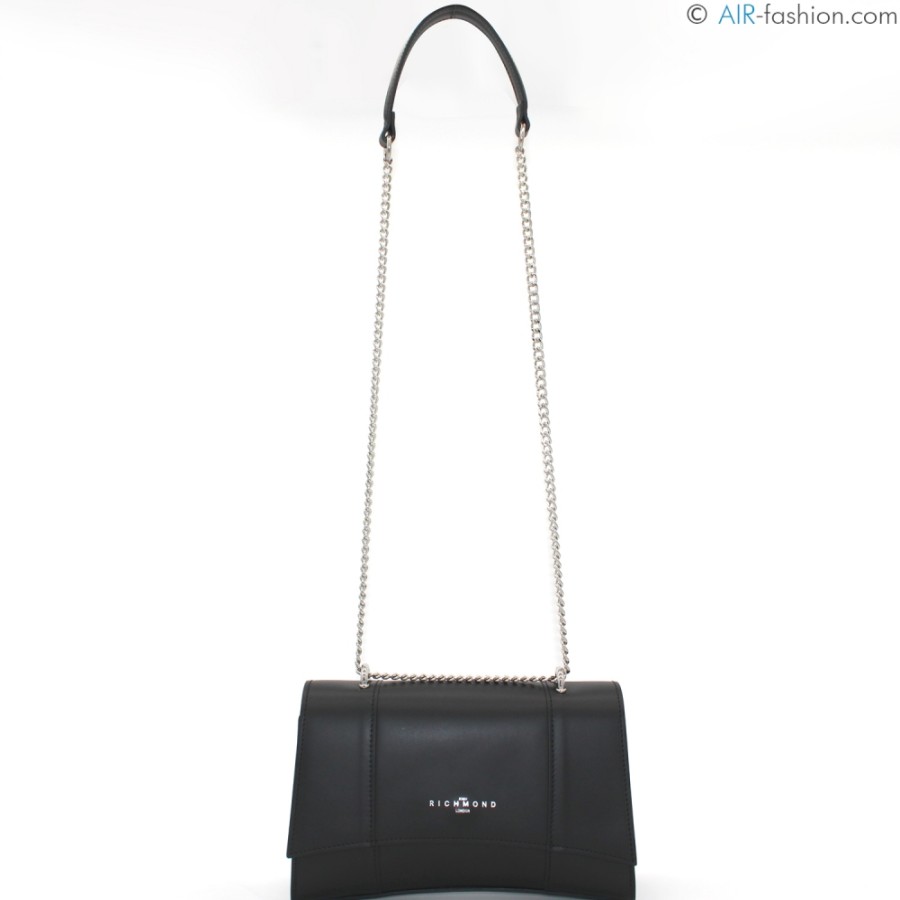 Ladies Bags John Richmond | John Richmond Smooth Leather Bag With Chain Crossbody Shoulder Strap Jr-W-1054