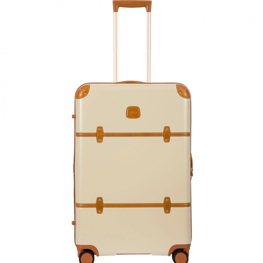 Luggage: Travel Bags And Suitcases BRIC'S | Bric'S Bellagio Hardside Spinner Suitcase, Combination Tsa Lock, Cream Color M Bbg28303.014