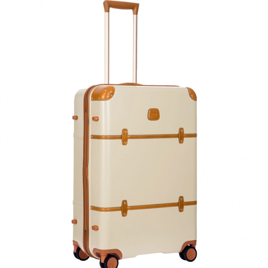 Luggage: Travel Bags And Suitcases BRIC'S | Bric'S Bellagio Hardside Spinner Suitcase, Combination Tsa Lock, Cream Color M Bbg28303.014