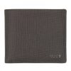 Mens Accessories TOD'S | Tod'S Men'S Wallet Of Textured Gray Leather, Made In Italy Xamletc03Z0Nphb408