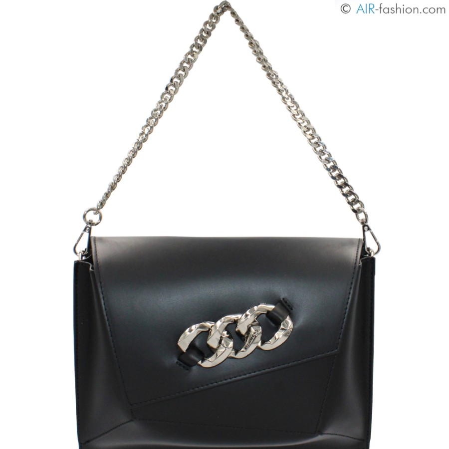 Ladies Bags John Richmond | John Richmond Smooth Leather Small Bag With Chain And Crossbody Shoulder Strap Jr-W-1051