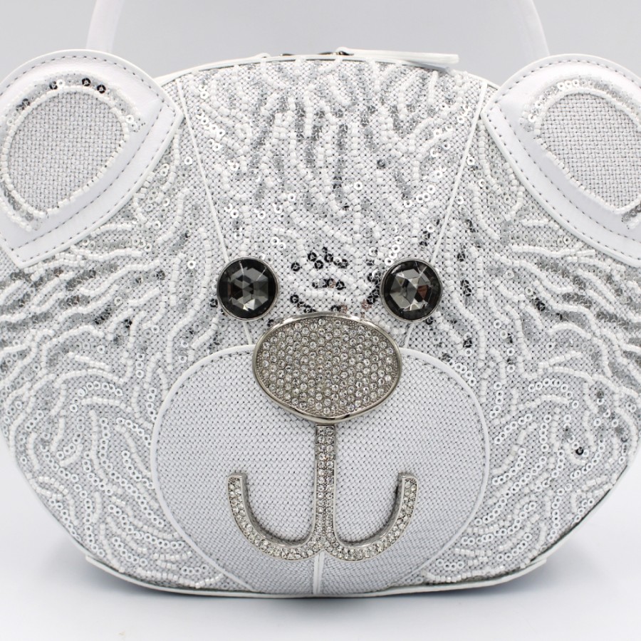 Ladies Bags Braccialini | Braccialini Bag In The Shape Of A Polar Bear, Themes Collection B17021