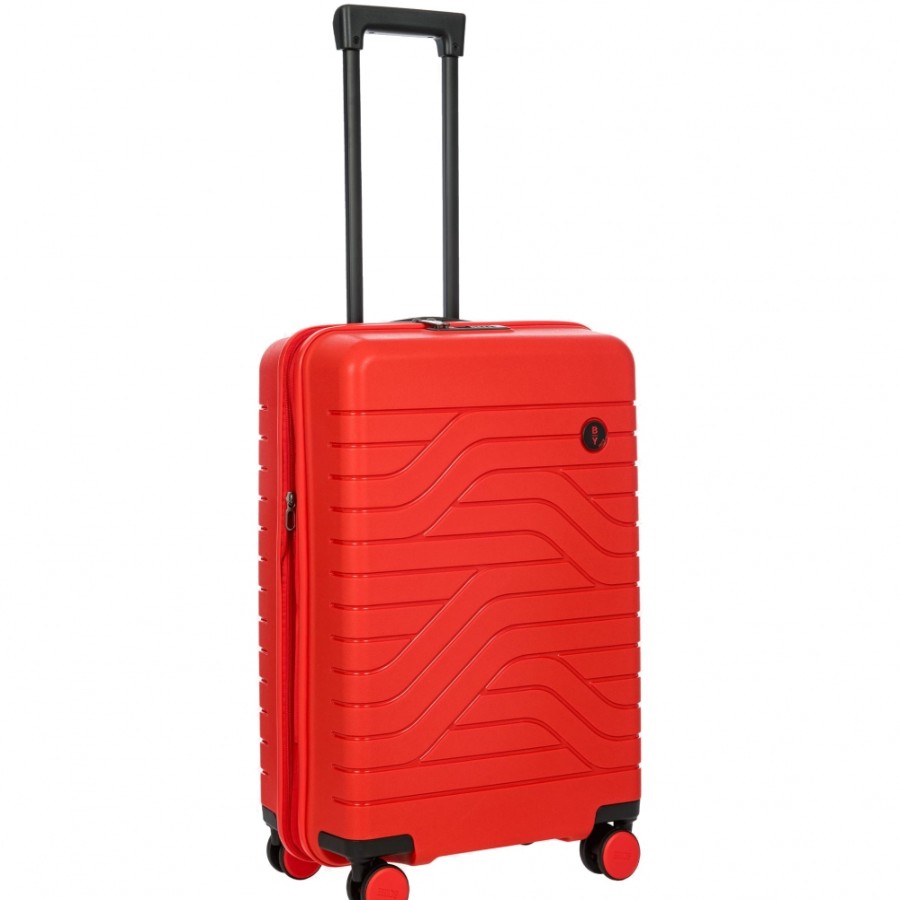 Luggage: Travel Bags And Suitcases BRIC'S BY | Bric'S By Ulisse Red Hardside Expandable Spinner Suitcase, 65 Cm / 25 Inches Height, M B1Y08427.019