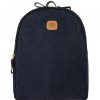 Ladies Bags BRIC'S | Bric'S Life Women'S Casual Backpack, Of Resistant Blue-Colored Fabric Blf05808.396