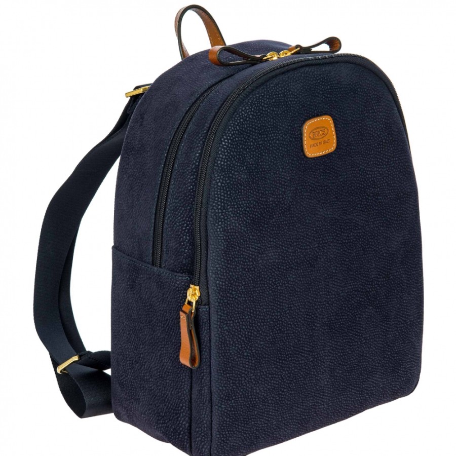 Ladies Bags BRIC'S | Bric'S Life Women'S Casual Backpack, Of Resistant Blue-Colored Fabric Blf05808.396