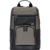 Mens Bags BRIC'S | Bric'S Men'S Black & Gray Laptop Backpack, With Usb Slot, Of Nylon & Leather, L Br207703.104