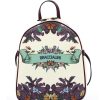 Ladies Bags Braccialini | Braccialini Butterfly In Love - Special Collection Backpack With Floral Print, Cream Color B13277