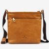 Mens Bags Cuoieria Fiorentina | Cuoieria Fiorentina Men'S Vegetable Tanned Brown Leather Shoulder Bag Bu00005738735