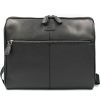 Mens Bags BRIC'S | Bric'S Men'S Fashion Black Leather Crossbody Shoulder Bag For Ipad & Mini Laptop Brh04657.001