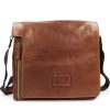 Mens Bags Cuoieria Fiorentina | Cuoieria Fiorentina Messenger Bag Of Vegetable Tanned Leather With Vintage Effect B000005040735