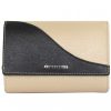 Ladies Accessories CROMIA | Cromia Women'S Beige And Black Leather Wallet Made In Italy 2620518-003