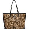 Ladies Bags ERMANNO Ermanno Scervino | Ermanno Ermanno Scervino Maxi Shopper Bag With Leopard Spotted Pattern 12401273