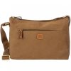 Ladies Bags BRIC'S | Bric'S Life Shoulder Bag Of Stain-Resistant Fabric, Camel Color, Made In Italy Blf05801.216