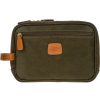 Luggage: Travel Bags And Suitcases BRIC'S | Bric'S Life Beauty-Case Travel Cosmetic Bag, Olive Brown Color Blf00601.378