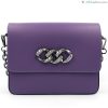 Ladies Bags John Richmond | John Richmond Purple Leather Messenger Bag Jr-W-1053