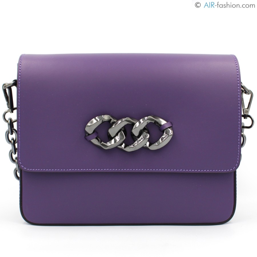 Ladies Bags John Richmond | John Richmond Purple Leather Messenger Bag Jr-W-1053