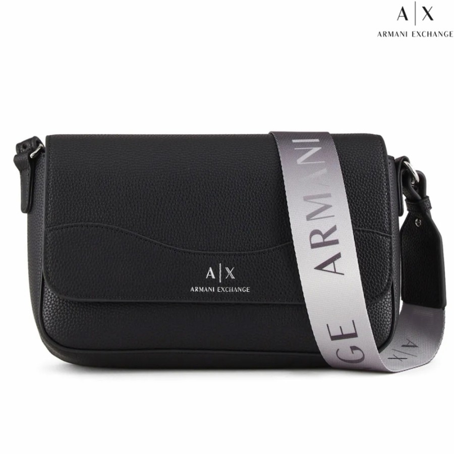 Ladies Bags Armani Exchange | Armani Exchange Black Clutch Bag / Crossbody 942912Cc783100020