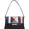 Ladies Bags Braccialini | Braccialini Luxurious Leather Flap Bag In Patchwork Style B12652