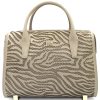 Ladies Bags Cavalli CLASS | Cavalli Class Fashion Bowler Bag With Perforated Decorative Pattern C81Pwcot0052