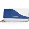 Ladies Bags CROMIA | Cromia White And Blue Leather Purse Wallet Made In Italy 2650522-2543