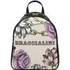 Ladies Bags Braccialini | Braccialini Small Backpack With Roses Print, Powder Pink Color B14304