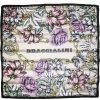 Ladies Matching Clothing For Bags Braccialini | Braccialini Women'S Beige Shawl With Roses And Camellias, 90X90 Cm Bfr67