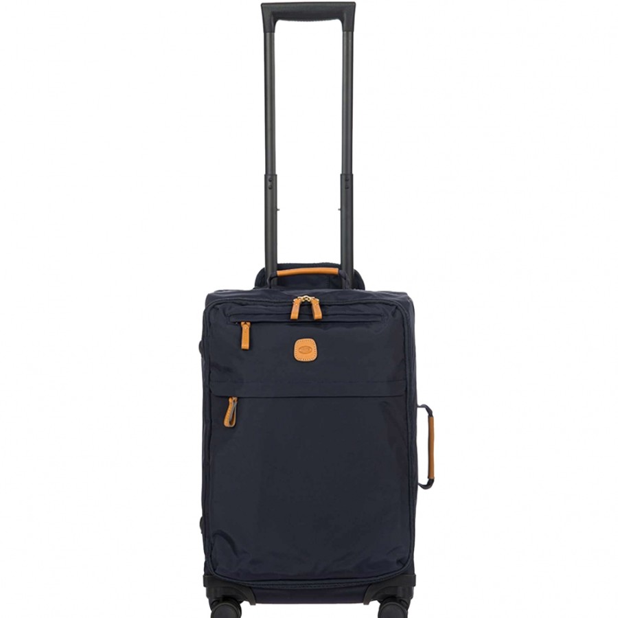 Luggage: Travel Bags And Suitcases BRIC'S | Bric'S X-Collection Cabin Spinner Suitcase Of Navy Blue Nylon, Small 55 Cm / 21.7 Bxl58117.050