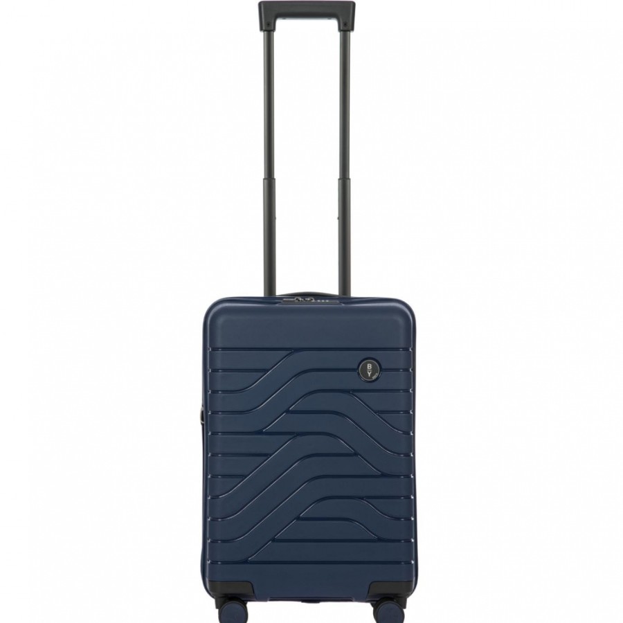 Luggage: Travel Bags And Suitcases BRIC'S BY | Bric'S By Ulisse Hardside Cabin Spinner Expandable Suitcase, Ocean Blue Color, S B1Y08430.050