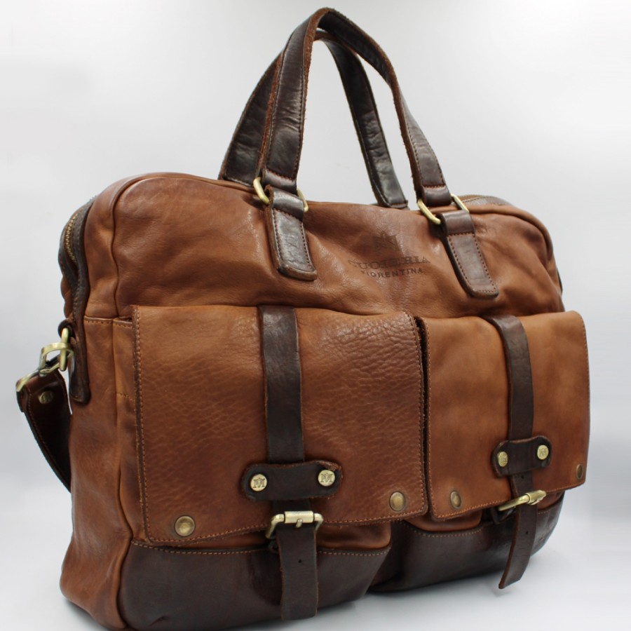 Business Bags Cuoieria Fiorentina | Cuoieria Fiorentina Business Bag Of Tuscan Leather With An Aged Effect B000005565175