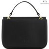 Ladies Bags Armani Exchange | Armani Exchange Fashion Black Flap Handbag 9427361A70200020