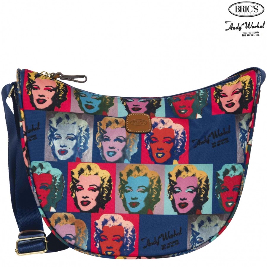 Ladies Bags BRIC'S | Bric'S Andy Warhol Collection Half Moon Shoulder Bag With Marilyn Monroe Bbw05052.930