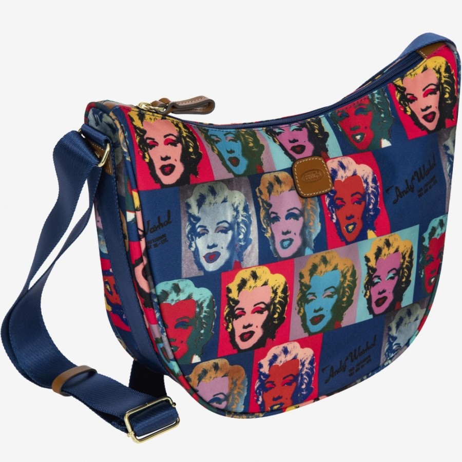 Ladies Bags BRIC'S | Bric'S Andy Warhol Collection Half Moon Shoulder Bag With Marilyn Monroe Bbw05052.930