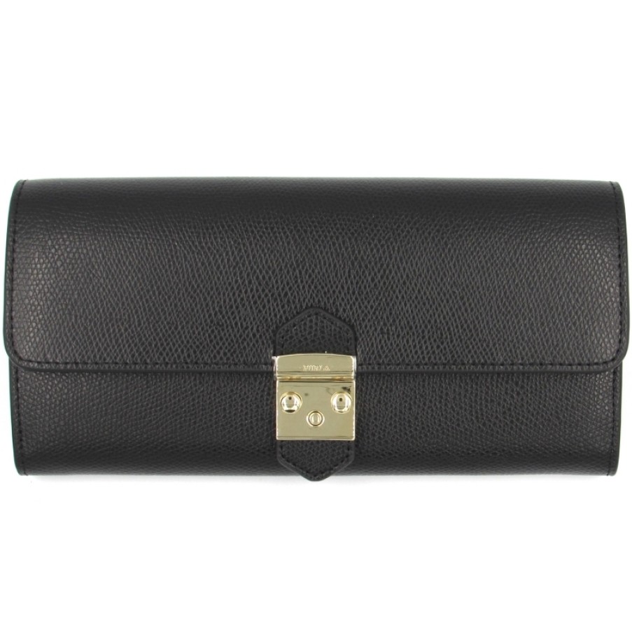 Ladies Accessories FURLA | Furla Metropolis Black Leather Long Wallet 0978737