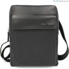 Mens Bags PIQUADRO | Piquadro Men'S Fashion Black Leather Crossbody Small Bag Ca1816W95/N