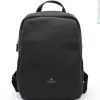 Mens Bags Cuoieria Fiorentina | Cuoieria Fiorentina Men'S Black Leather Backpack, Made In Italy B000005852009