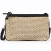 Ladies Bags Cromia | Cromia Straw Clutch Bag With Studs, With Crossbody Shoulder Strap 2600271