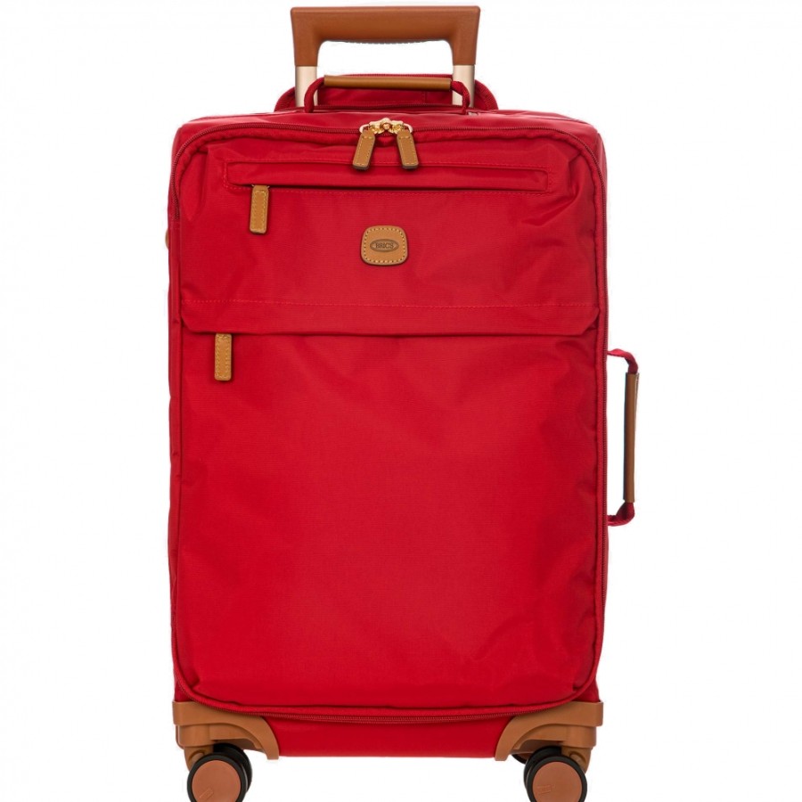 Luggage: Travel Bags And Suitcases BRIC'S | Bric'S X-Collection Cabin Spinner Suitcase Of Red Nylon, S Bxl58117.190